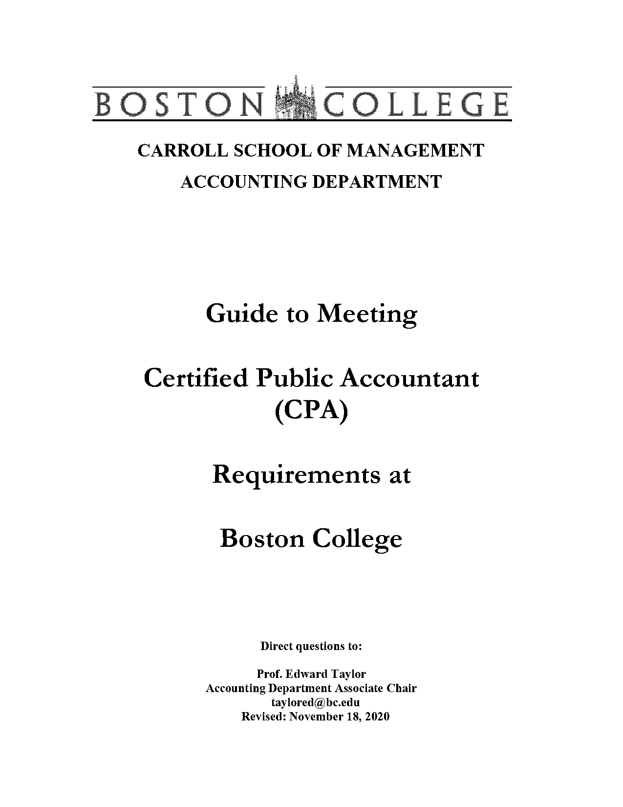 certificate programs boston college